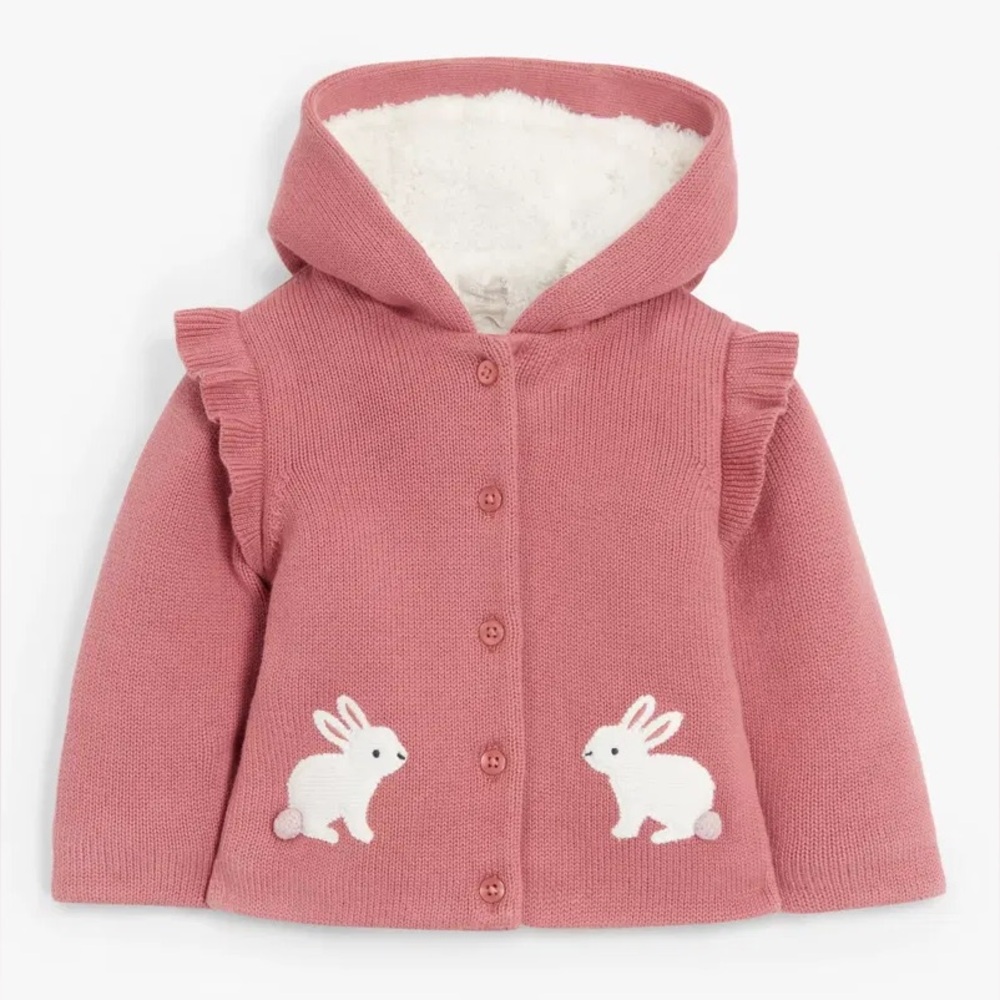 John‎ Lewis Bunny Knit Fluffy Jacket